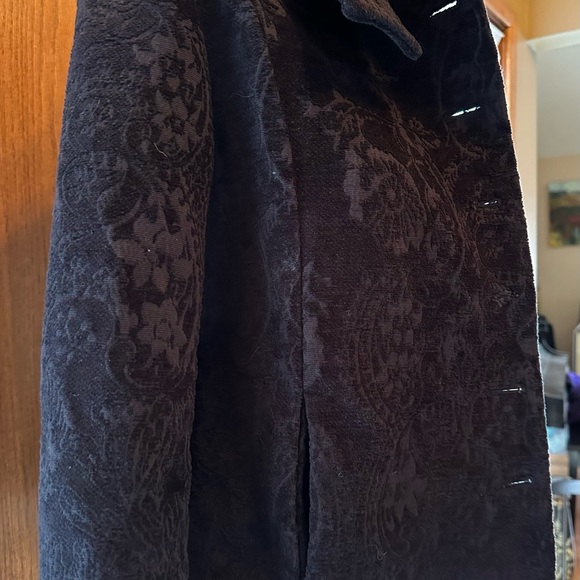 Desigual brocade jacket in black size 40 in good used condition - Picture 3 of 6